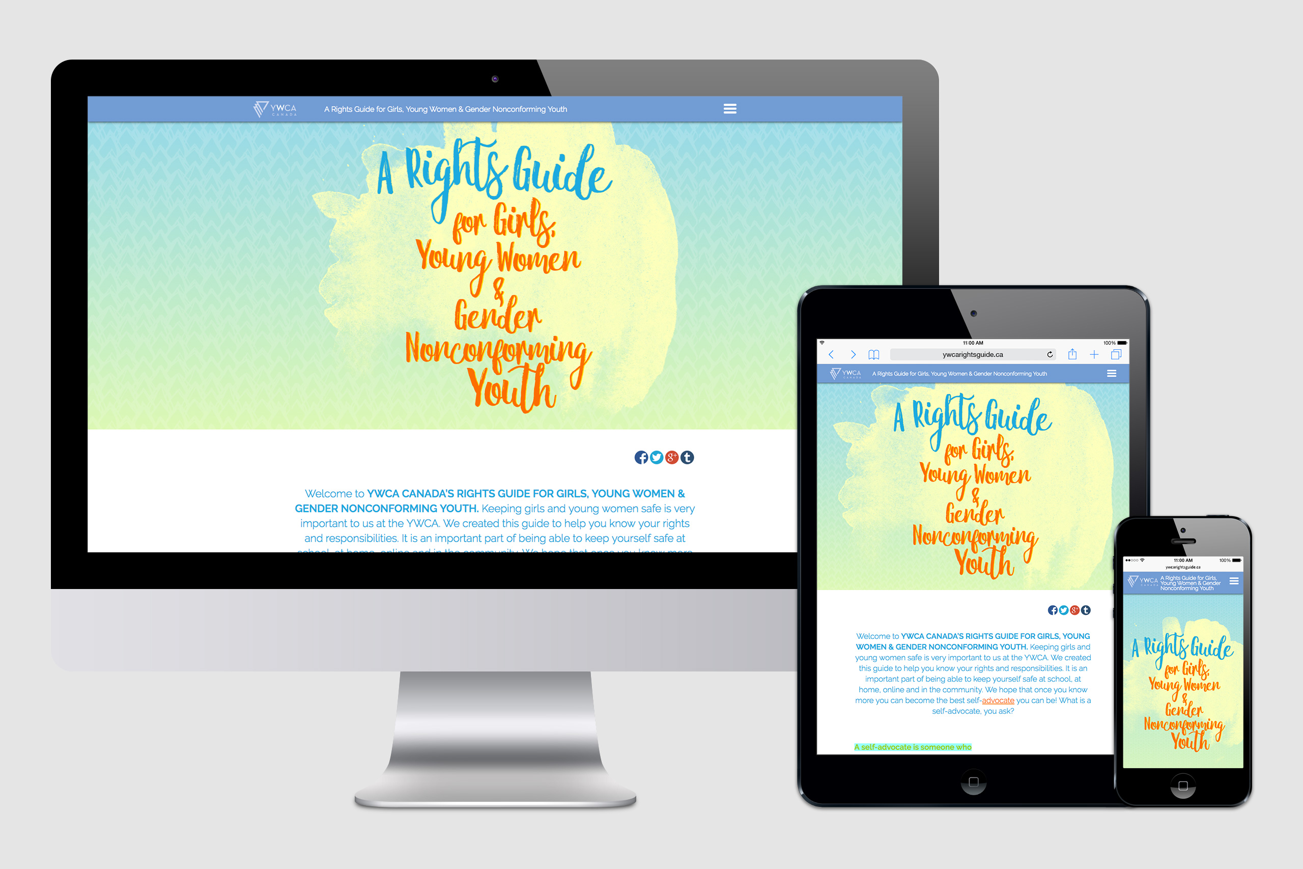 A Rights Guide for Girls, Young Women & Gender Nonconforming Youth